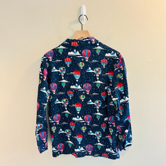 Wondershop 2-Piece Flannel Pajama Set Mens Size Small Hot Air Balloon Print - Picture 7 of 9